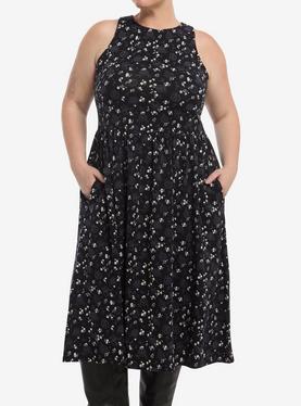 Marvel Avengers Icons Floral Plus Size Tank Dress Her Universe Exclusive, , hi-res